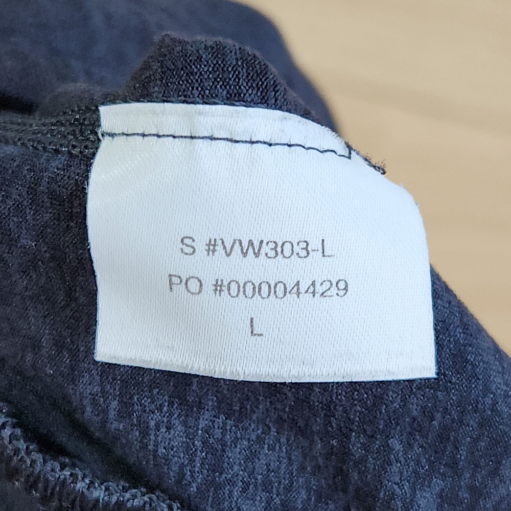 Vuori Performance Jogger Pants Womens Large Blue Jersey Elastic Waist VW303-L - Picture 3 of 9